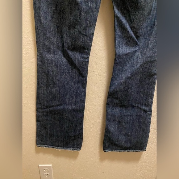 7 For All Mankind Distressed Bootcut Jeans - Picture 10 of 10